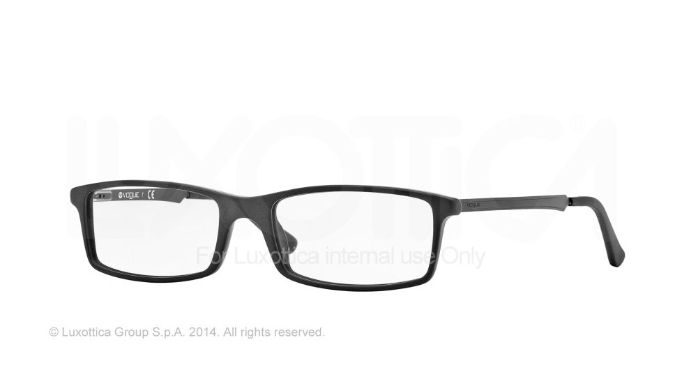 Vogue VO2867 Single Vision Prescription Eyeglasses W44S-52 - Matte Black Frame