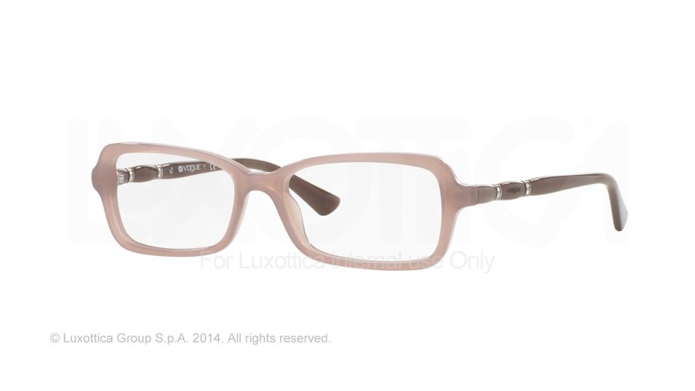 Vogue VO2888B Single Vision Prescription Eyeglasses 2223-52 - Opal Grey Transparent Frame