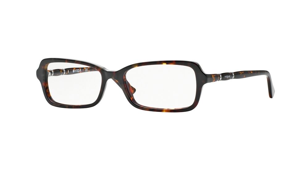 Vogue VO2888B Single Vision Prescription Eyeglasses W656-52 - Dark Havana Frame