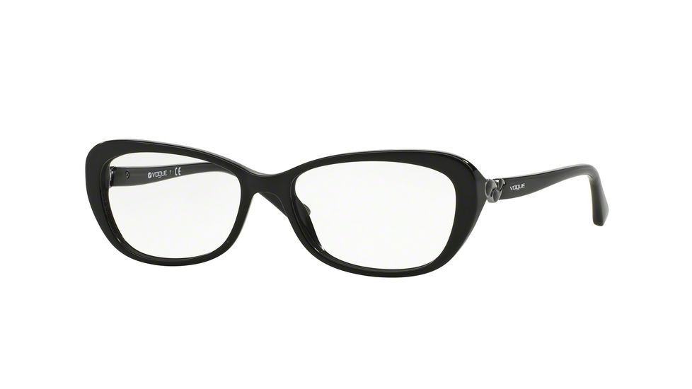 Vogue VO2909F Progressive Prescription Eyeglasses W44-54 - Black Frame