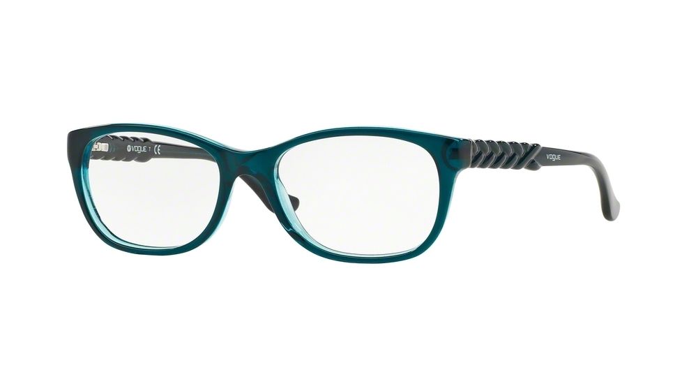 Vogue VO2911F Bifocal Prescription Eyeglasses 2260-53 - Petroleum Green/Glitter Green Frame