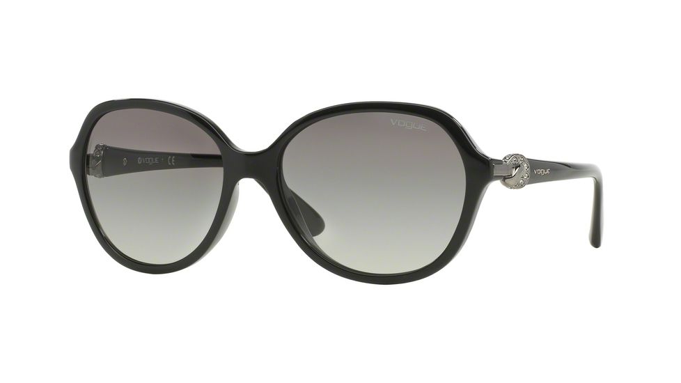 Vogue VO2916SB Sunglasses W44/11-58 - Black Frame, Gray Gradient Lenses