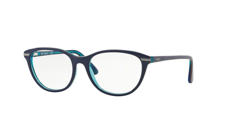 Vogue VO2937 Bifocal Prescription Eyeglasses 2278-53 - Bluette/Orange/Azure Tr Frame