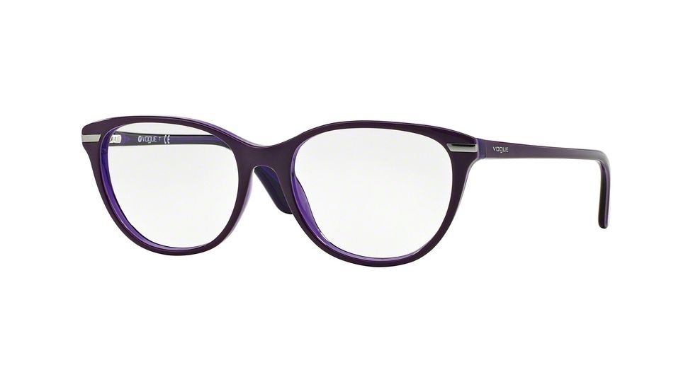 Vogue VO2937F Eyeglass Frames 2277-53 - Dk Violet/Lilac/Violet Tr Frame