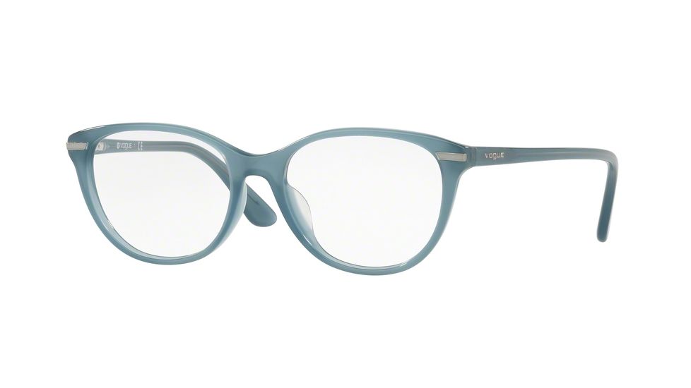 Vogue VO2937F Eyeglass Frames 2534-53 - Opal Light Blue Frame