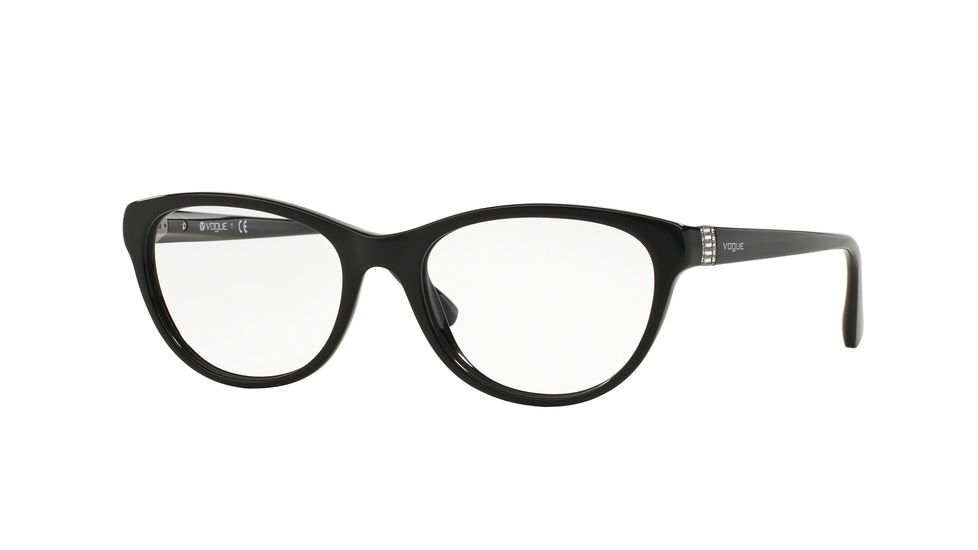 Vogue VO2938B Single Vision Prescription Eyeglasses W44-54 - Black Frame