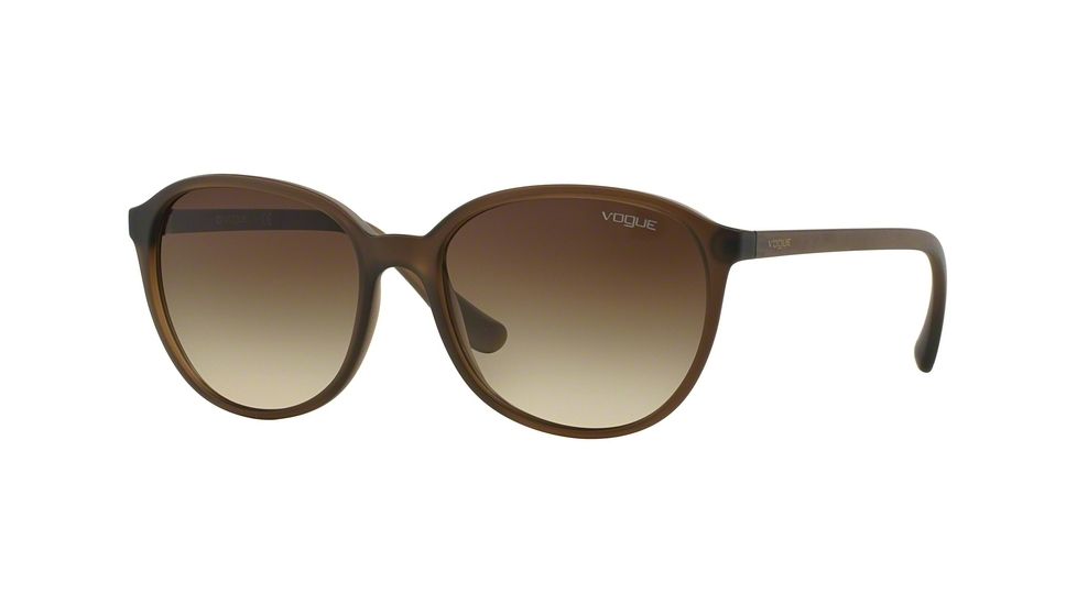 Vogue VO2939S Progressive Prescription Sunglasses VO2939S-228013-55 - Lens Diameter 55 mm, Frame Color Transparent Light Brown