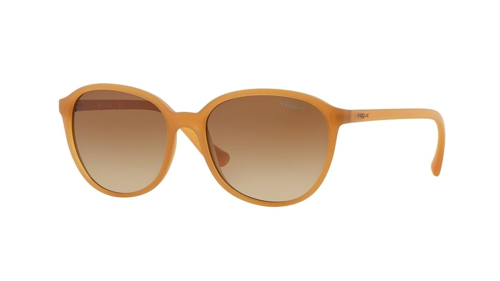 Vogue VO2939S Progressive Prescription Sunglasses VO2939S-228413-55 - Lens Diameter 55 mm, Frame Color Transparent Sand