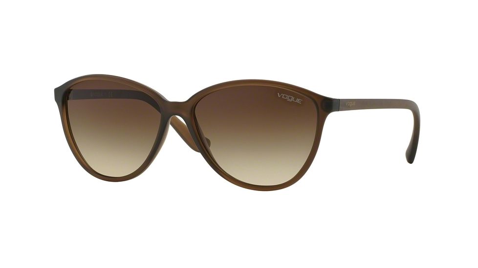 Vogue VO2940S Sunglasses 228013-58 - Transparent Light Brown Frame, Brown Gradient Lenses