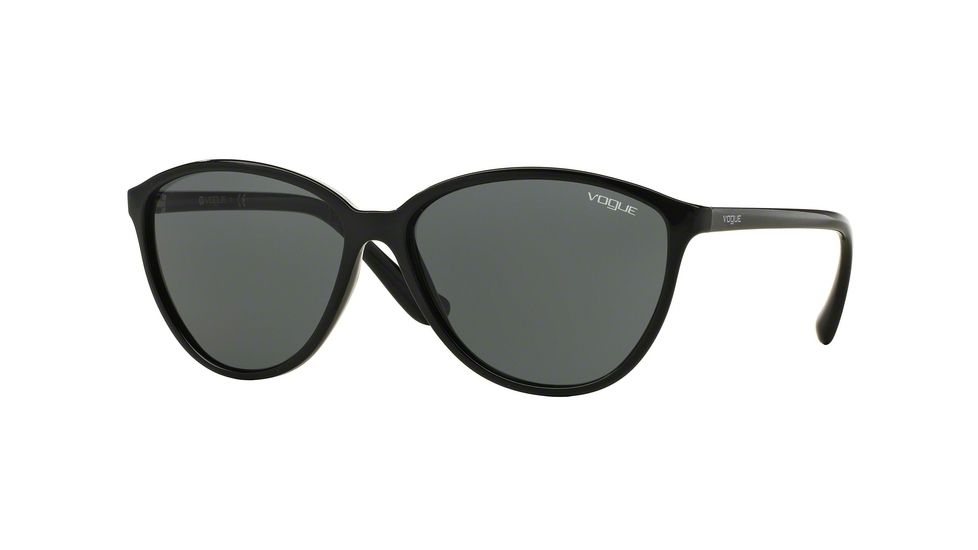 Vogue VO2940S Sunglasses W44/71-58 - Black Frame, Gray Green Lenses