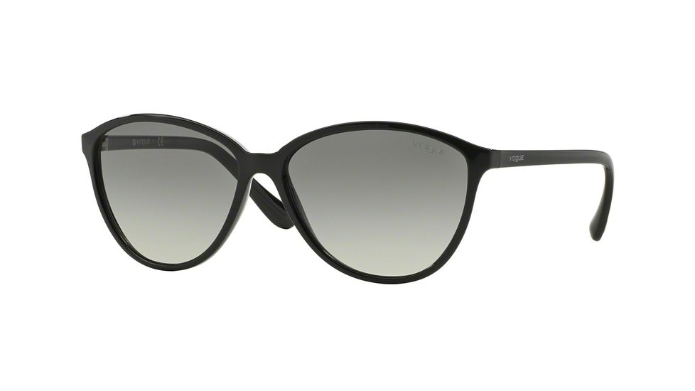 Vogue VO2940SM Single Vision Prescription Sunglasses VO2940SM-W44-11-58 - Lens Diameter 58 mm, Frame Color Black
