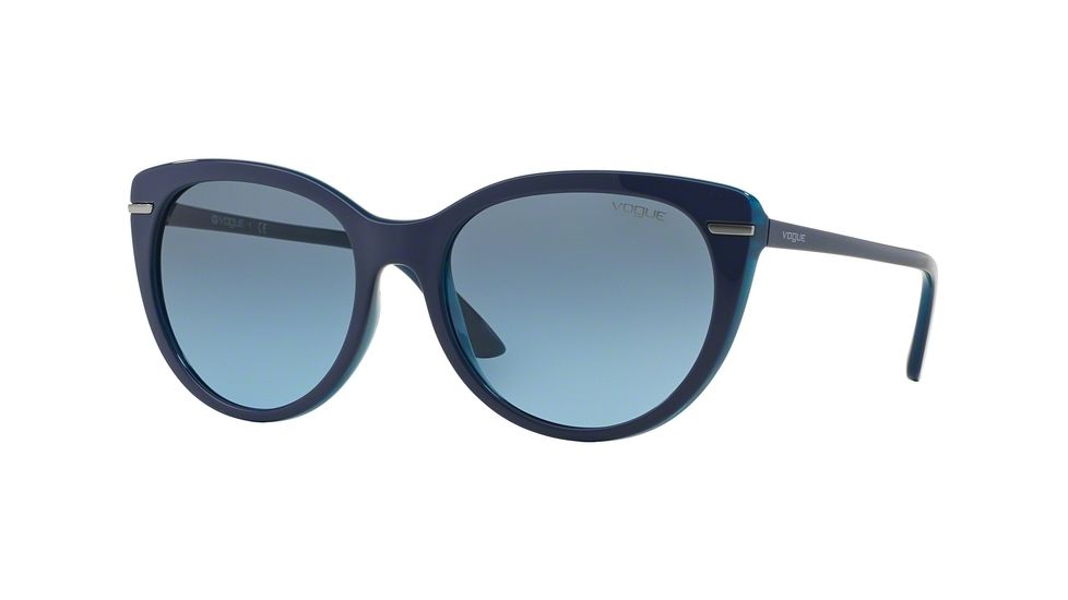 Vogue VO2941S Sunglasses 22788F-56 - Top Bluette/Azure Trasp Frame, Blue Gradient Lenses