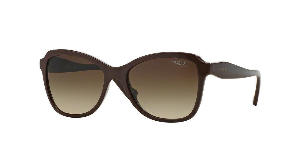 Vogue VO2959S Single Vision Prescription Sunglasses VO2959S-230213-54 - Lens Diameter 54 mm, Frame Color Dark Brown