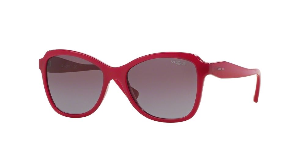 Vogue VO2959S Single Vision Prescription Sunglasses VO2959S-23098H-54 - Lens Diameter 54 mm, Frame Color Cyclamen
