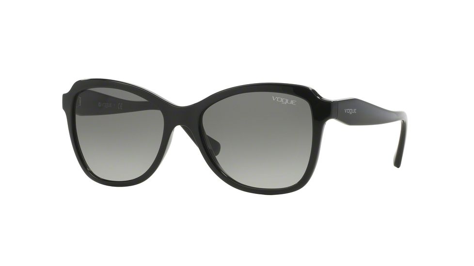 Vogue VO2959S Single Vision Prescription Sunglasses VO2959S-W44-11-54 - Lens Diameter 54 mm, Frame Color Black