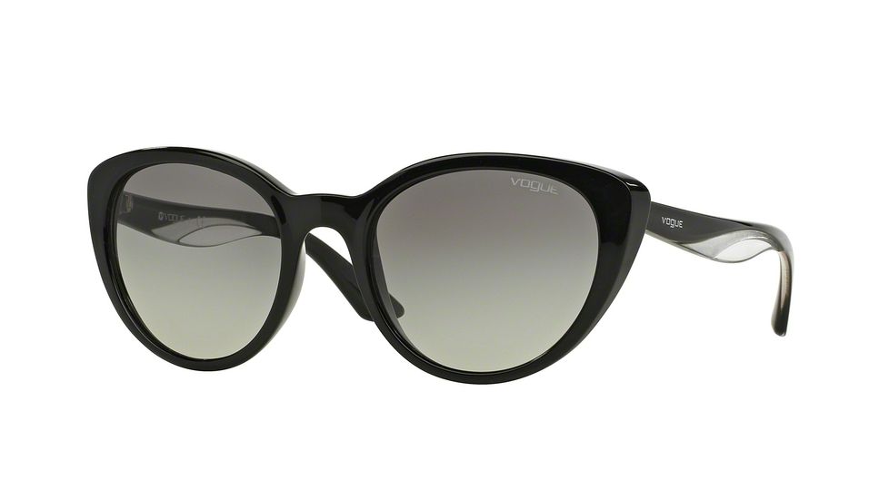 Vogue VO2963S Progressive Prescription Sunglasses VO2963S-W44-11-53 - Lens Diameter 53 mm, Frame Color Black