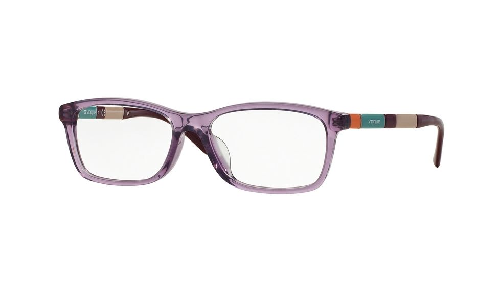 Vogue VO2968F Eyeglass Frames 2195-54 - Violet Transparent Frame