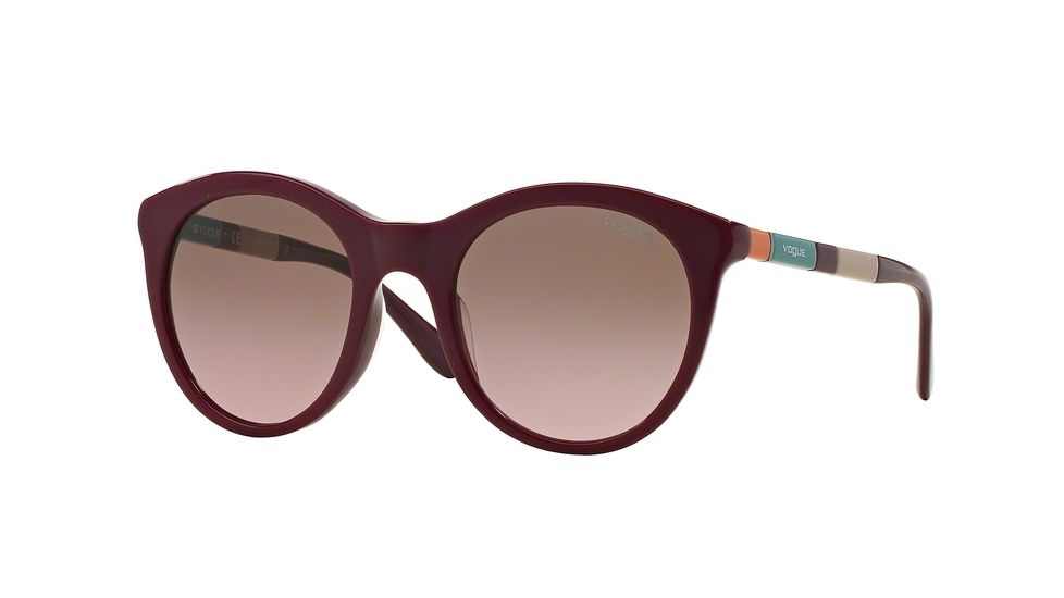 Vogue VO2971SF Progressive Prescription Sunglasses VO2971SF-232414-50 - Lens Diameter 50 mm, Frame Color Dark Bordeaux