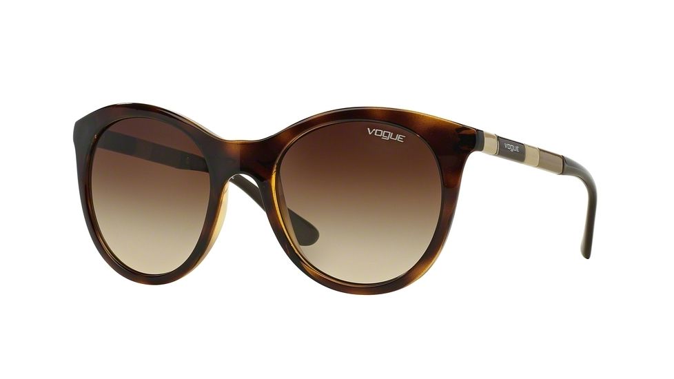 Vogue VO2971SF Progressive Prescription Sunglasses VO2971SF-W65613-50 - Lens Diameter 50 mm, Frame Color Dark Havana