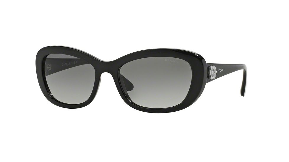 Vogue VO2972S Single Vision Prescription Sunglasses VO2972S-W44-11-56 - Lens Diameter 56 mm, Frame Color Black