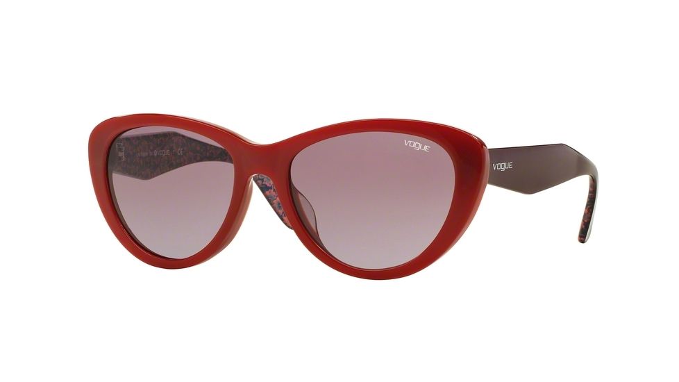 Vogue VO2990SF Bifocal Prescription Sunglasses VO2990SF-23408H-54 - Lens Diameter 54 mm, Frame Color Red