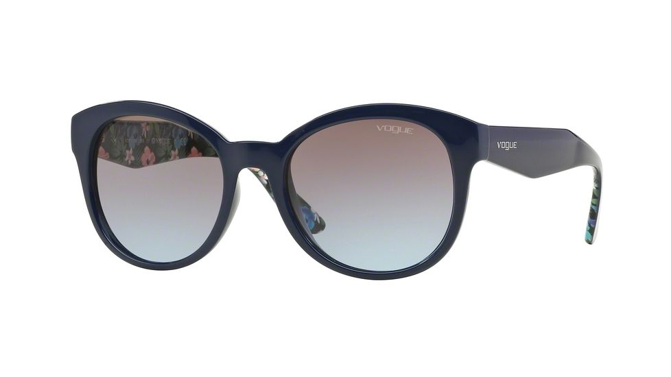 Vogue VO2992S Single Vision Prescription Sunglasses VO2992S-232548-53 - Lens Diameter 53 mm, Frame Color Night Blue