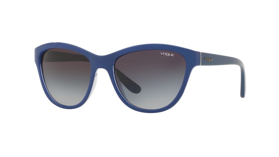 Vogue VO2993S Bifocal Prescription Sunglasses VO2993S-24078G-57 - Lens Diameter 57 mm, Frame Color Top Bluette/bluette Transp