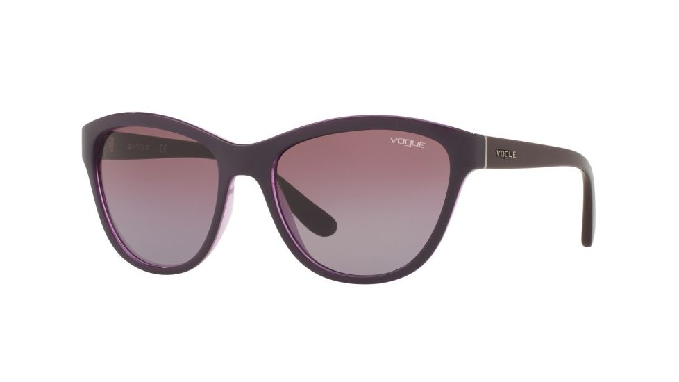 Vogue VO2993S Bifocal Prescription Sunglasses VO2993S-24098H-57 - Lens Diameter 57 mm, Frame Color Top Violet/violet Transp