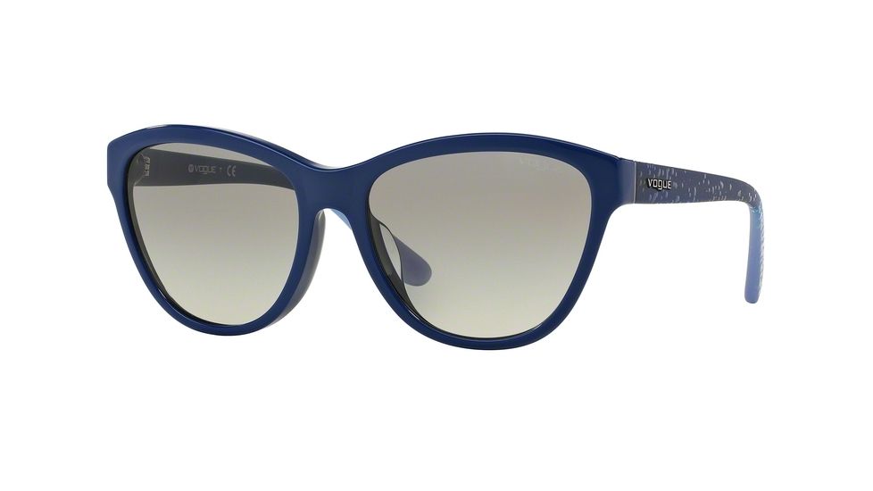 Vogue VO2993SF Sunglasses 235611-57 - Blue Frame, Grey Gradient Lenses