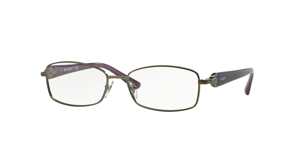 Vogue VO3845B Eyeglass Frames 548S-54 - Matte Gunmetal Frame