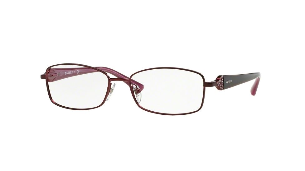 Vogue VO3845B Eyeglass Frames 717S-54 - Matte Bordeaux Frame