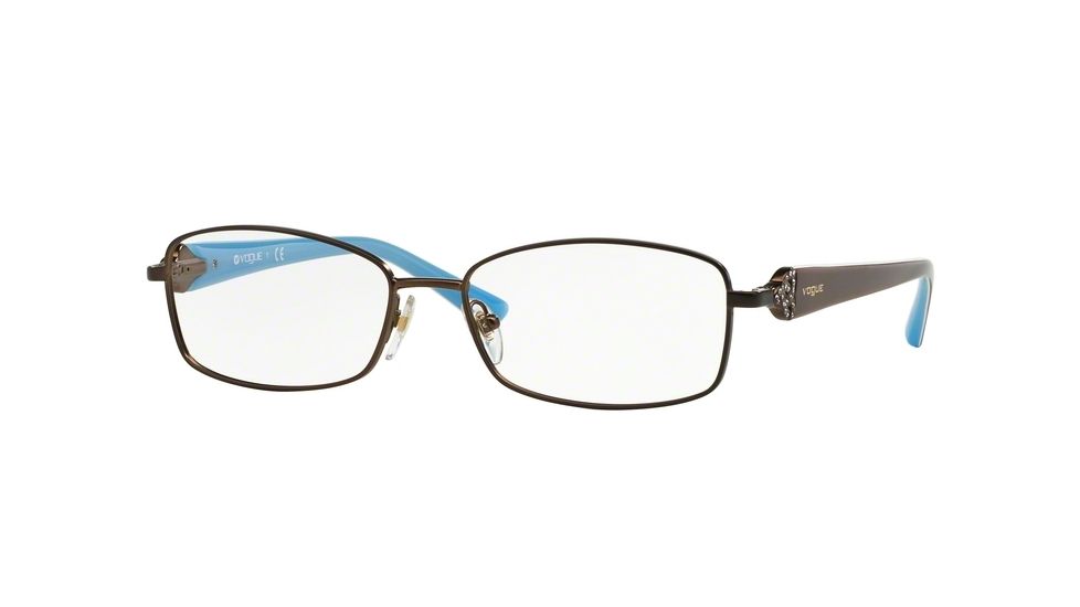Vogue VO3845B Eyeglass Frames 934S-54 - Matte Brown Frame