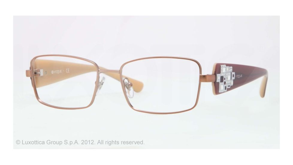 Vogue VO3868B Eyeglass Frames 756S-50 - Matte Light Pink Frame, Demo Lens Lenses