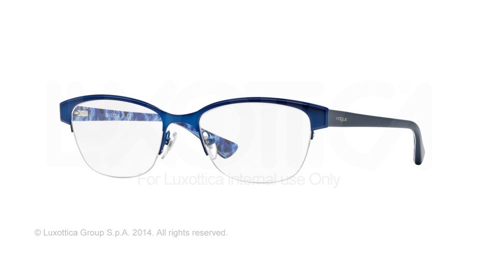 Vogue VO3917 Eyeglass Frames 959S-50 - Matte Blue/blue Frame