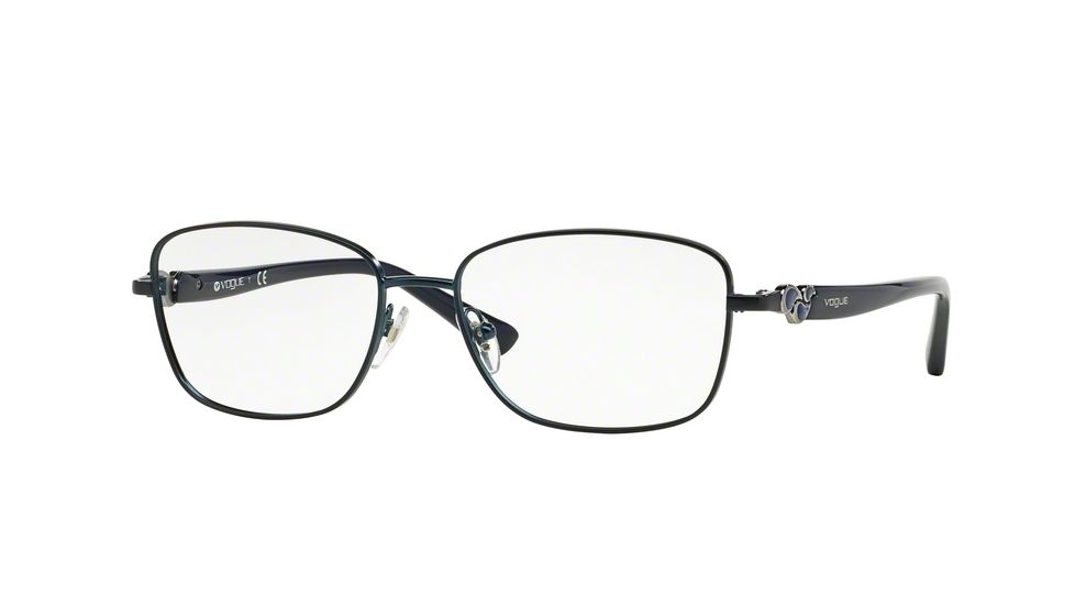 Vogue VO3946 Single Vision Prescription Eyeglasses 979S-52 - Matte Blue Frame