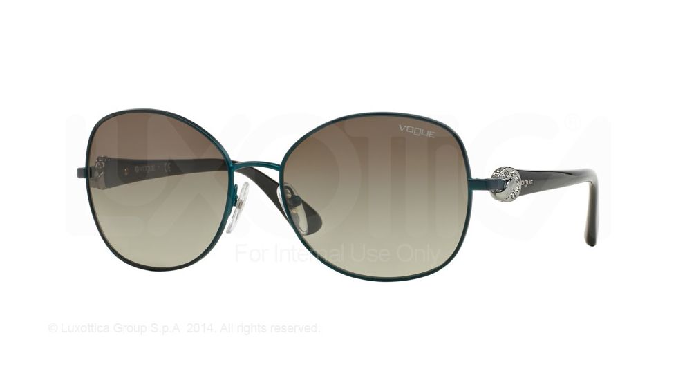 Vogue VO3948SB Bifocal Prescription Sunglasses VO3948SB-958S8E-58 - Lens Diameter 58 mm, Frame Color Matte Dark Green