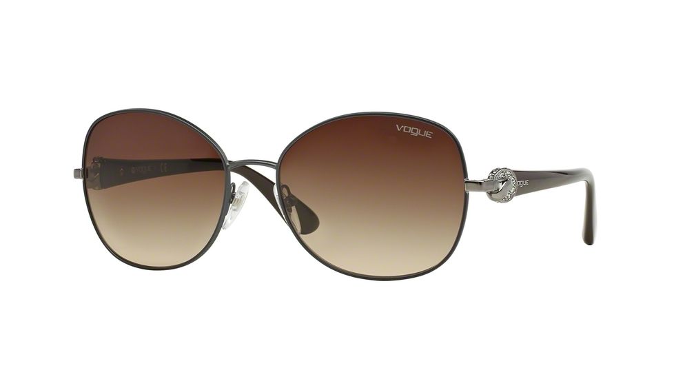 Vogue VO3948SB Bifocal Prescription Sunglasses VO3948SB-978S13-58 - Lens Diameter 58 mm, Frame Color Matte Dark Grey