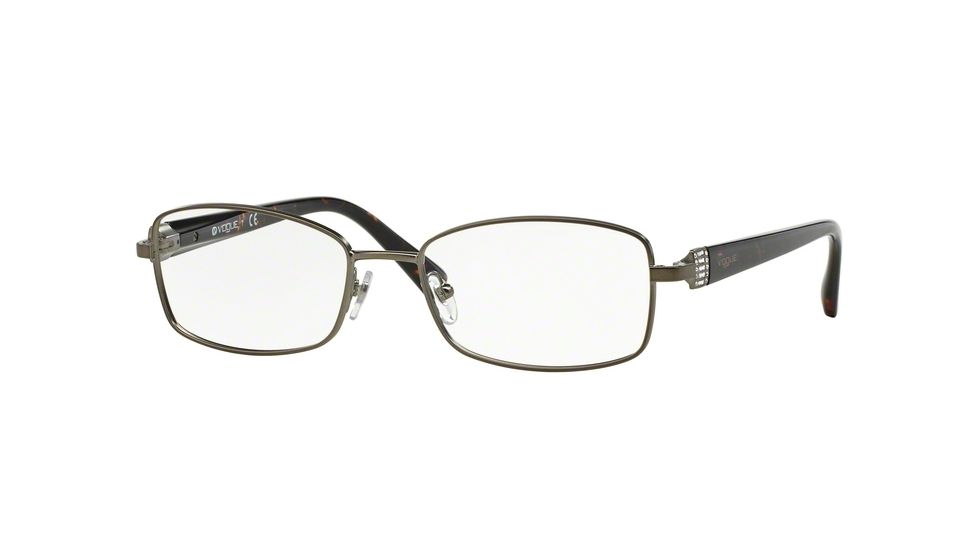 Vogue VO3961B Single Vision Prescription Eyeglasses 548S-52 - Matte Gunmetal Frame