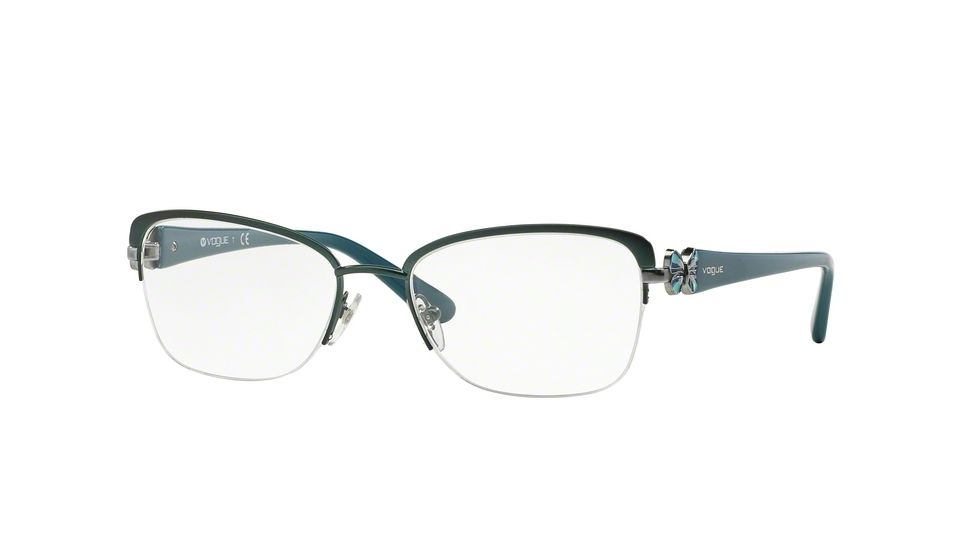 Vogue VO3966 Eyeglass Frames 981S-51 - Matte Brushed Green Frame
