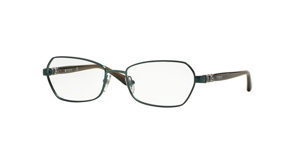 Vogue VO3970B Progressive Prescription Eyeglasses 981S-51 - Matte Green Frame