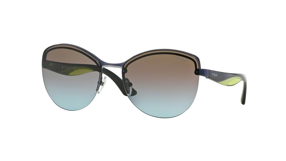 Vogue VO3972S Progressive Prescription Sunglasses VO3972S-982-48-58 - Lens Diameter 58 mm, Frame Color Blue