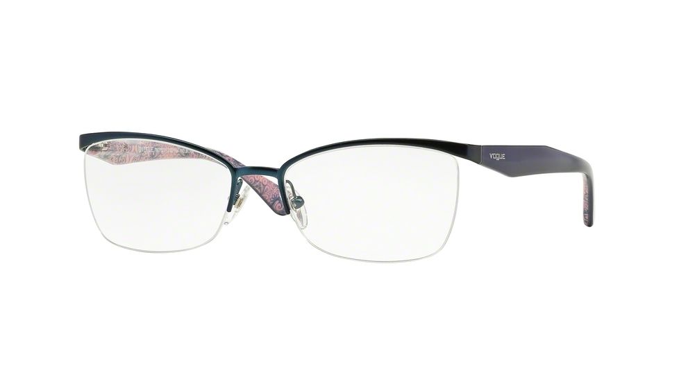 Vogue VO3981 Eyeglass Frames 979S-52 - Matte Blue Frame