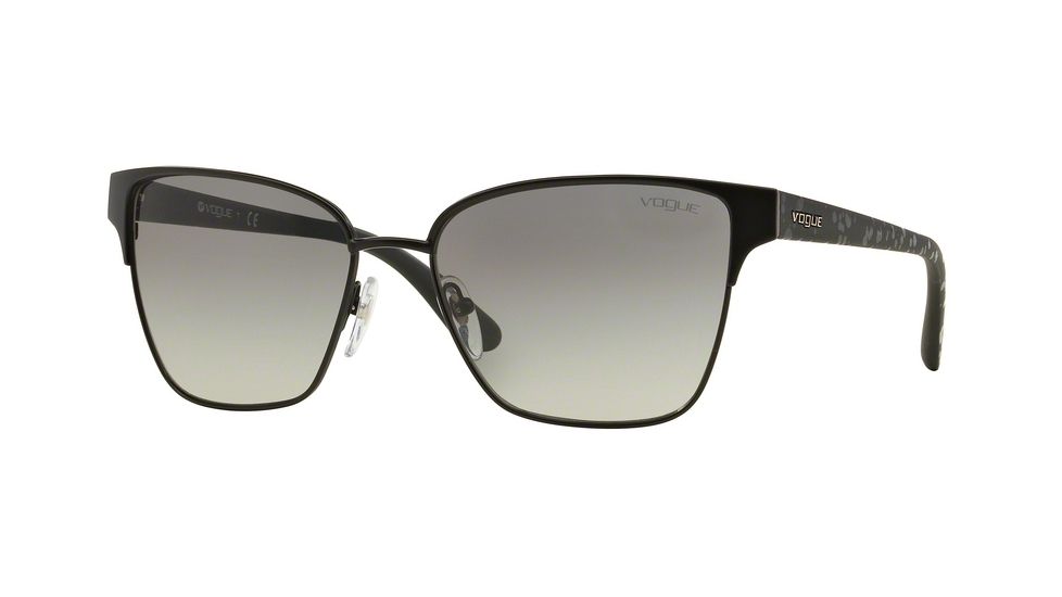 Vogue VO3983S Single Vision Prescription Sunglasses VO3983S-352S11-58 - Lens Diameter 58 mm, Frame Color Matte Black