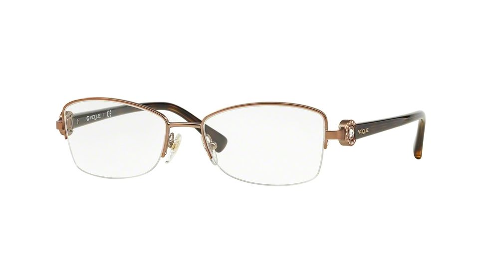 Vogue VO3985B Single Vision Prescription Eyeglasses 756S-54 - Matte Light Pink Frame