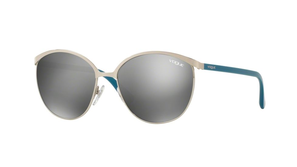 Vogue VO4010S Single Vision Prescription Sunglasses VO4010S-50056G-57 - Lens Diameter 57 mm, Frame Color Silver