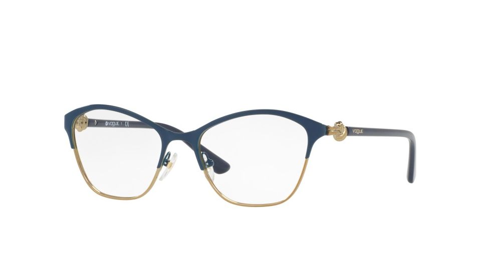 Vogue VO4013 Eyeglass Frames 5006-51 - Blue/pale Gold Frame