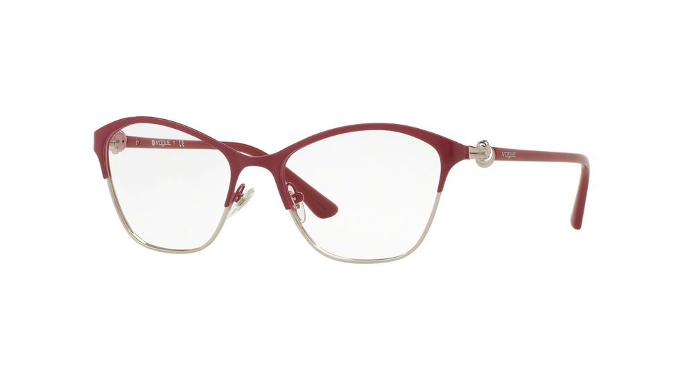 Vogue VO4013 Eyeglass Frames 5007-51 - Red/Silver Frame