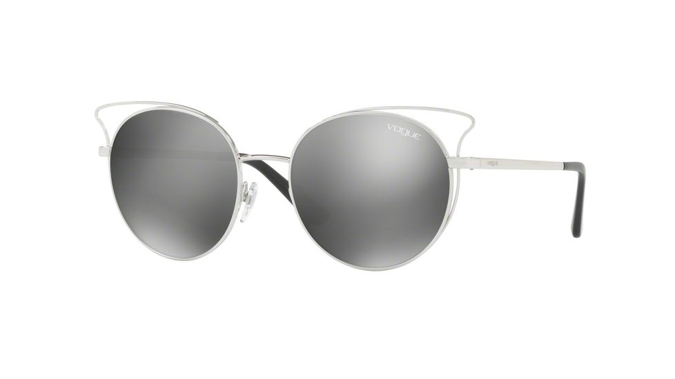 Vogue VO4048S Sunglasses 323/6G-52 - Silver Frame, Grey Mirror Silver Lenses