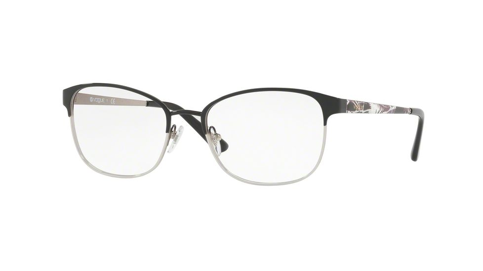 Vogue VO4072 Eyeglass Frames 352-52 - Black/Silver Frame