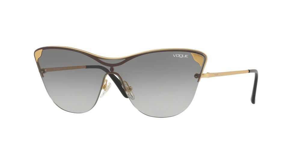 Vogue VO4079S Single Vision Prescription Sunglasses VO4079S-280-11-39 - Lens Diameter 139 mm, Lens Diameter 39 mm, Frame Color Matte Gold